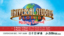 Universal Studios Military Discount